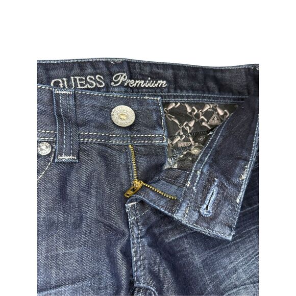 Vintage GUESS Premium Women’s 26 Daredevil Bootcut Jeans Low Rise Denim Y2K - Picture 2 of 6